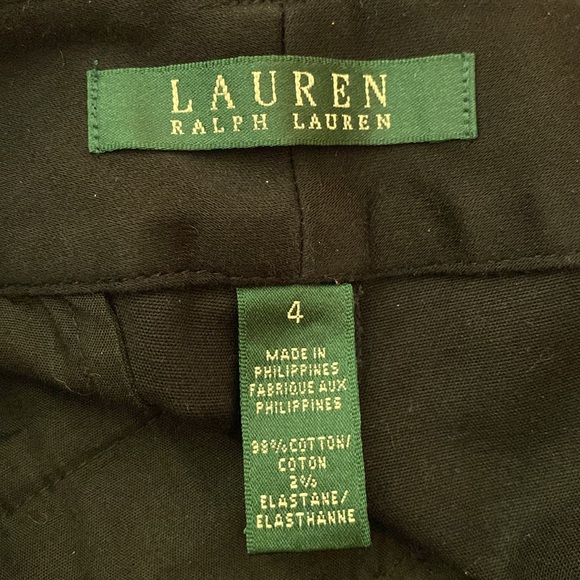 Lauren by Ralph Lauren Black Career Work Pants Size 4 - Picture 6 of 8
